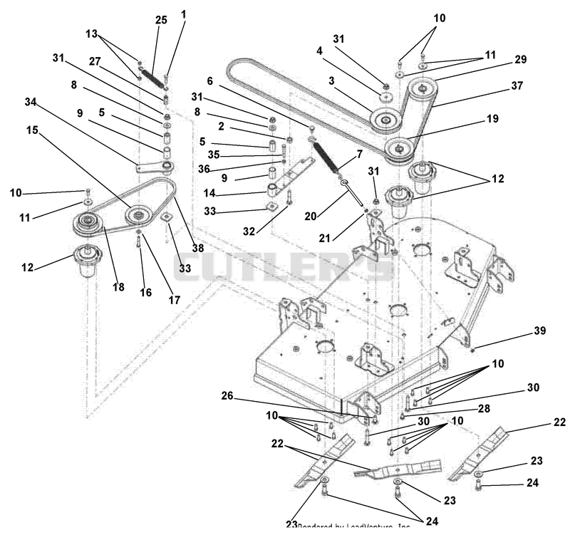 Belts, Spindles, Idlers And Blades