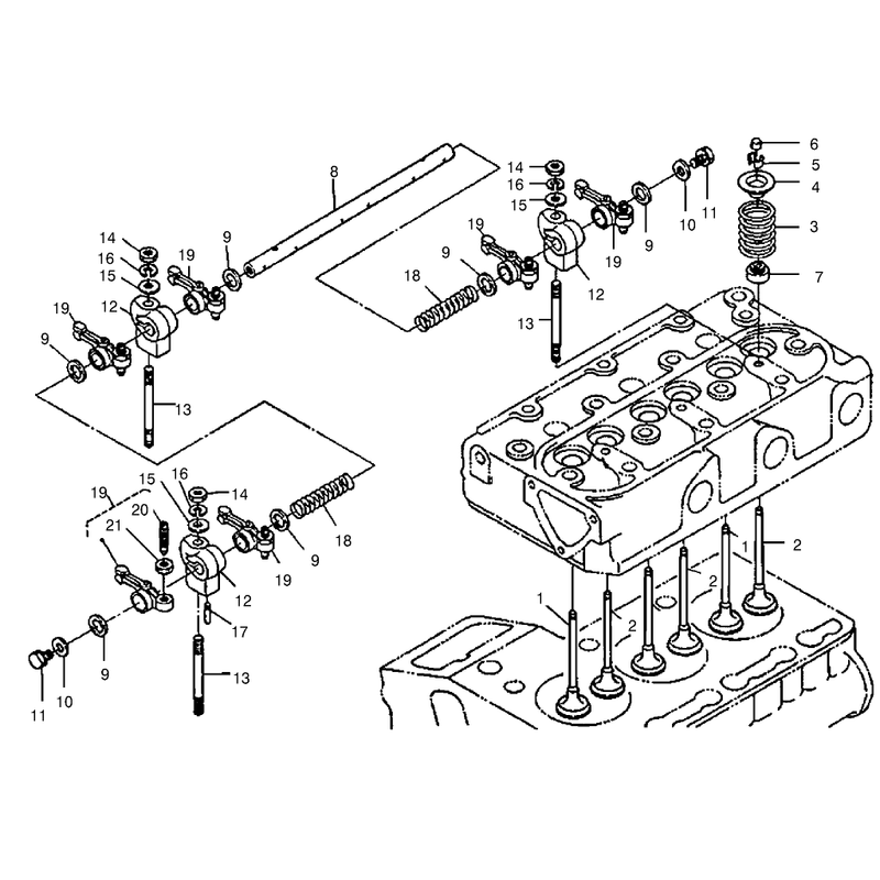 Valve and Rocker Arm Assembly