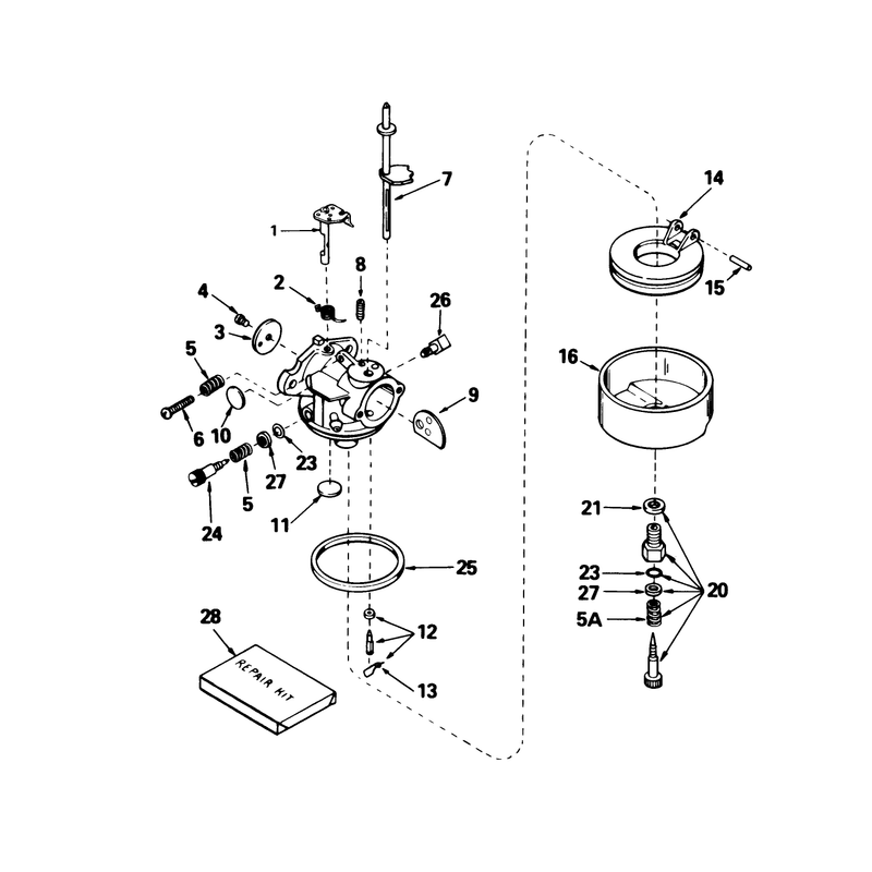 Carburetor No. 632378
