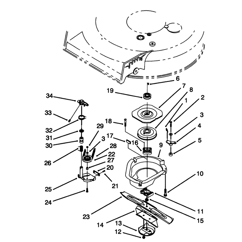 Blade Brake Clutch Assembly