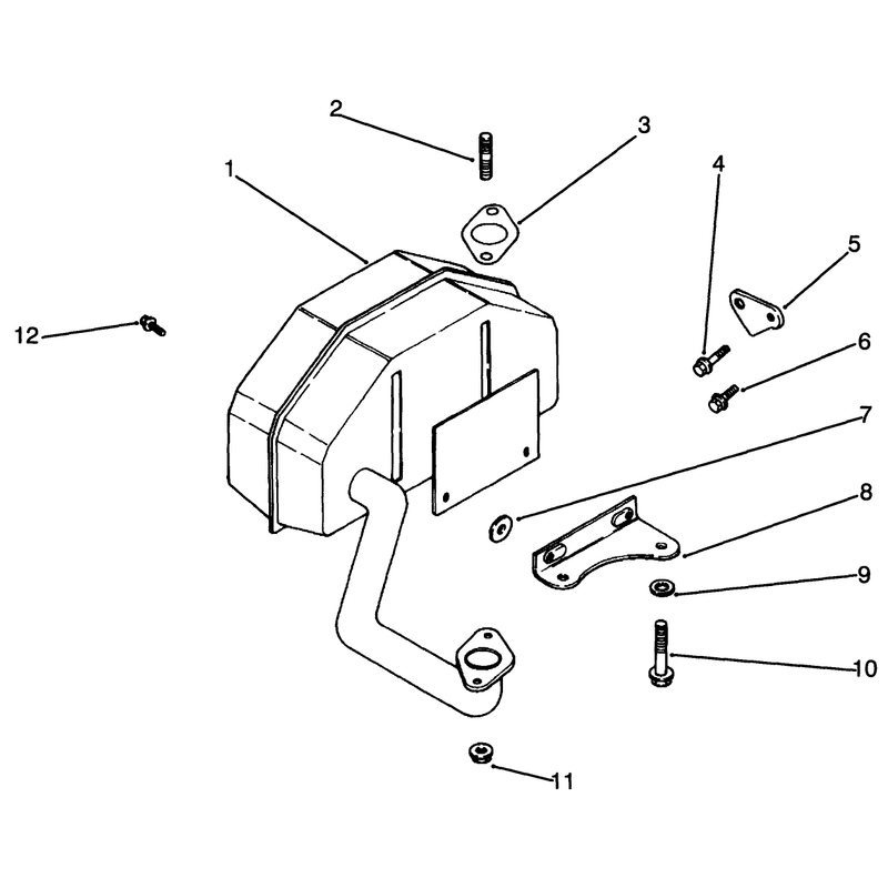 Exhaust Engine Kohler Model No Cv14 S 1429