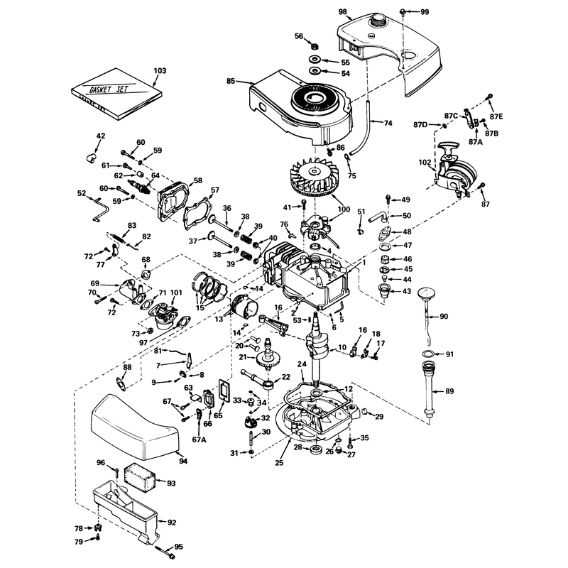 Engine Tecumseh Model No Tnt 120-12005