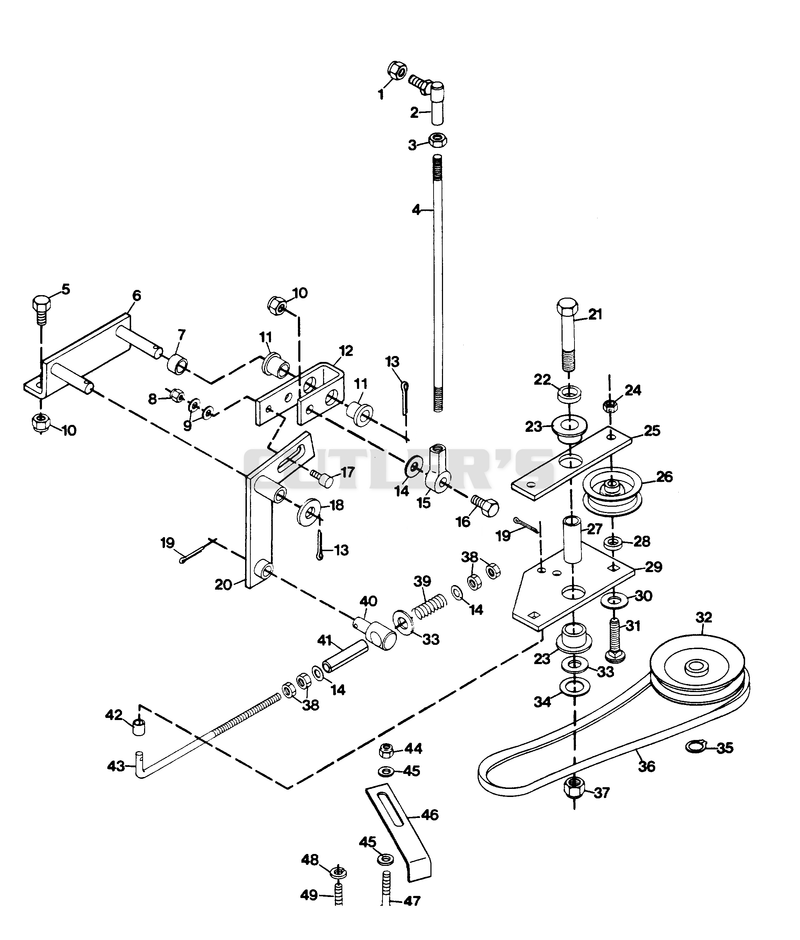 TRACTION CLUTCH LINKAGE