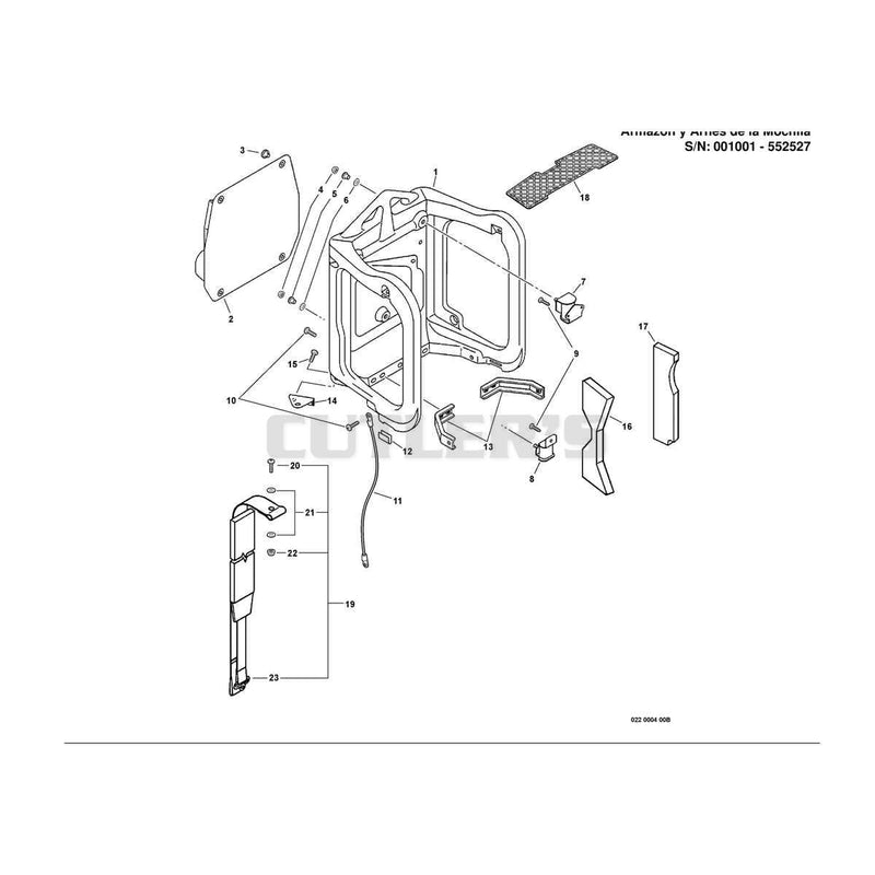Backpack Frame, Harness