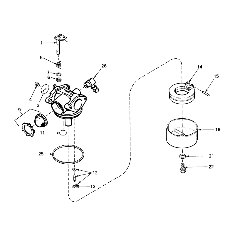 Carburetor No 632098