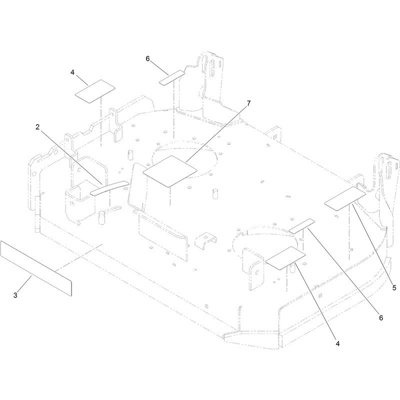 Deck Decal Assembly No 121-6015