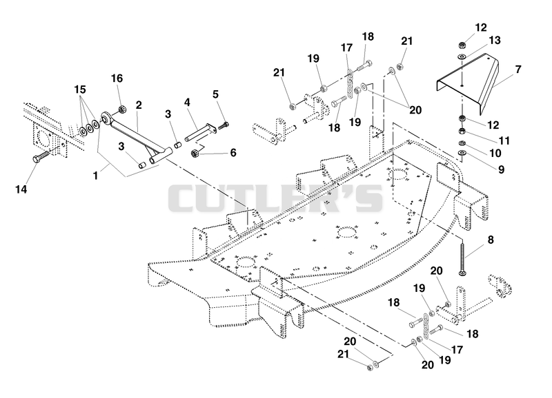 Mounting Arms, Brackets And Belt Guards