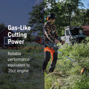 Husqvarna 967850505 535iFR Straight Shaft 40V Battery Powered Brushcutter, Battery and Charger Not Included
