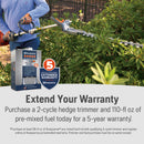 Husqvarna 970796101 122LKH Hedge Trimmer, 21.7-cc 2-cycle Attachment Capable