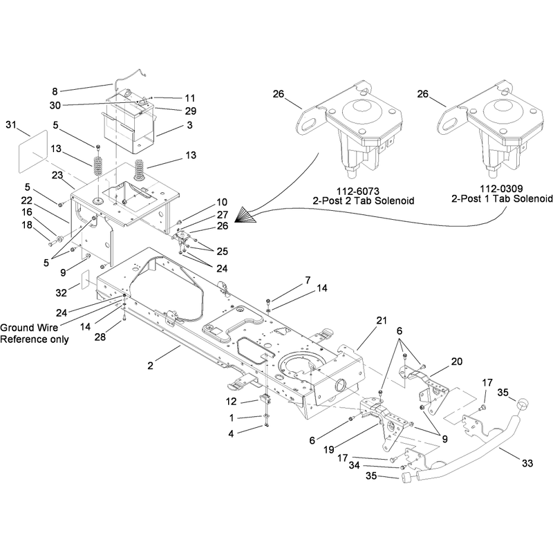Frame and Battery Assembly
