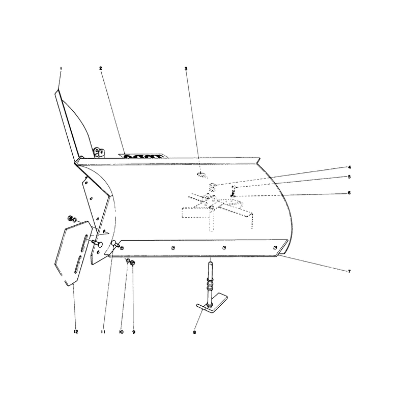 V Plow Model No 30750 Optional