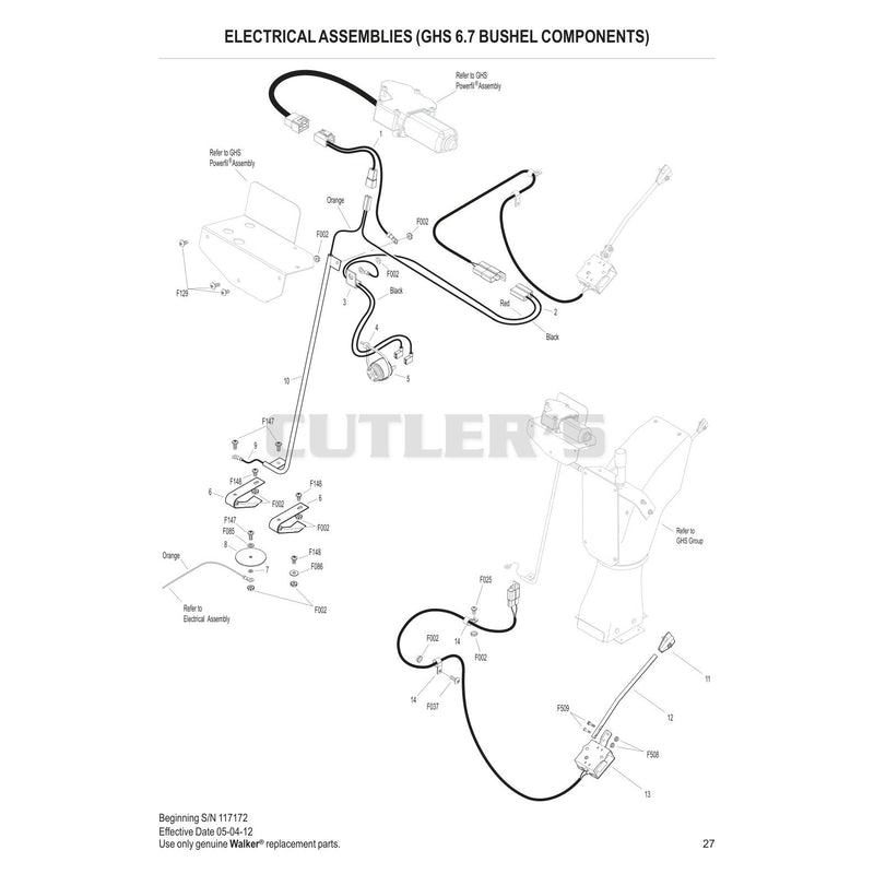 Electrical Assemblies GHS 6.7 Bushel Components
