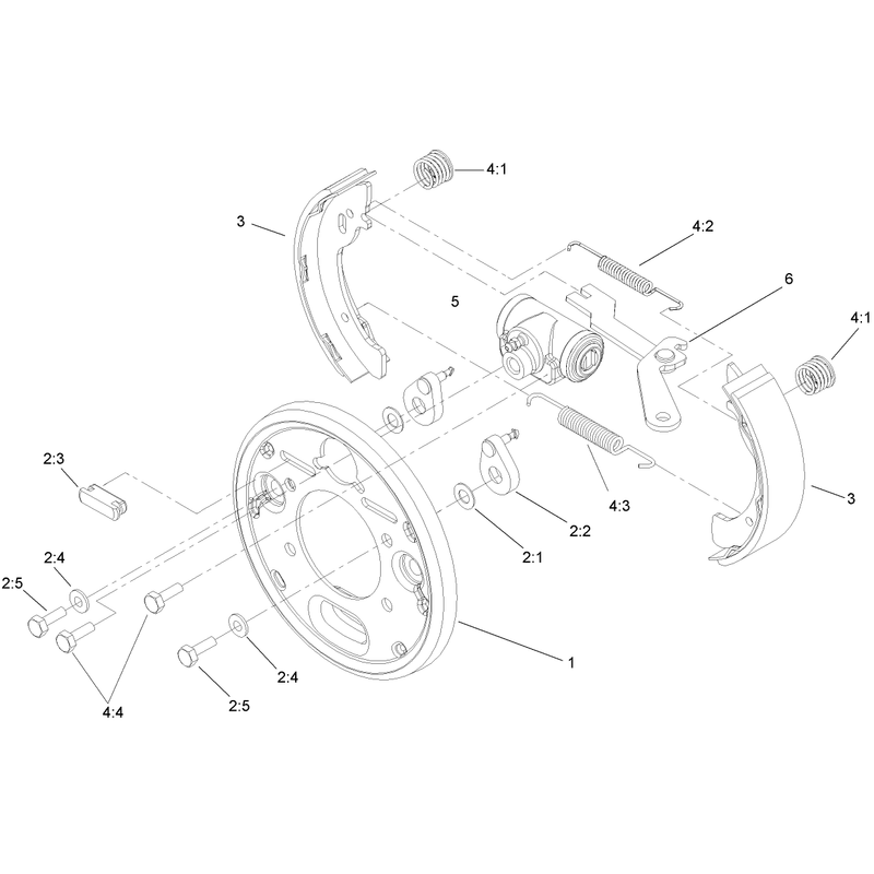 Right Hand Brake Assembly No 104-6806