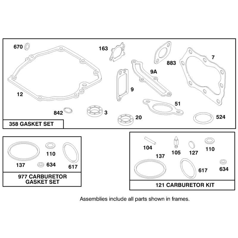 Engine Briggs and Stratton Model 12f802-0650-01