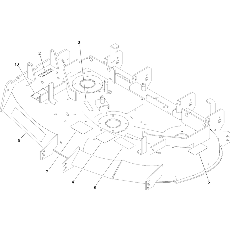 Deck Decal Assembly No 106-6560