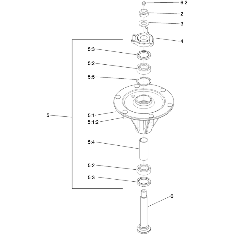Spindle Assembly No. 117-6158