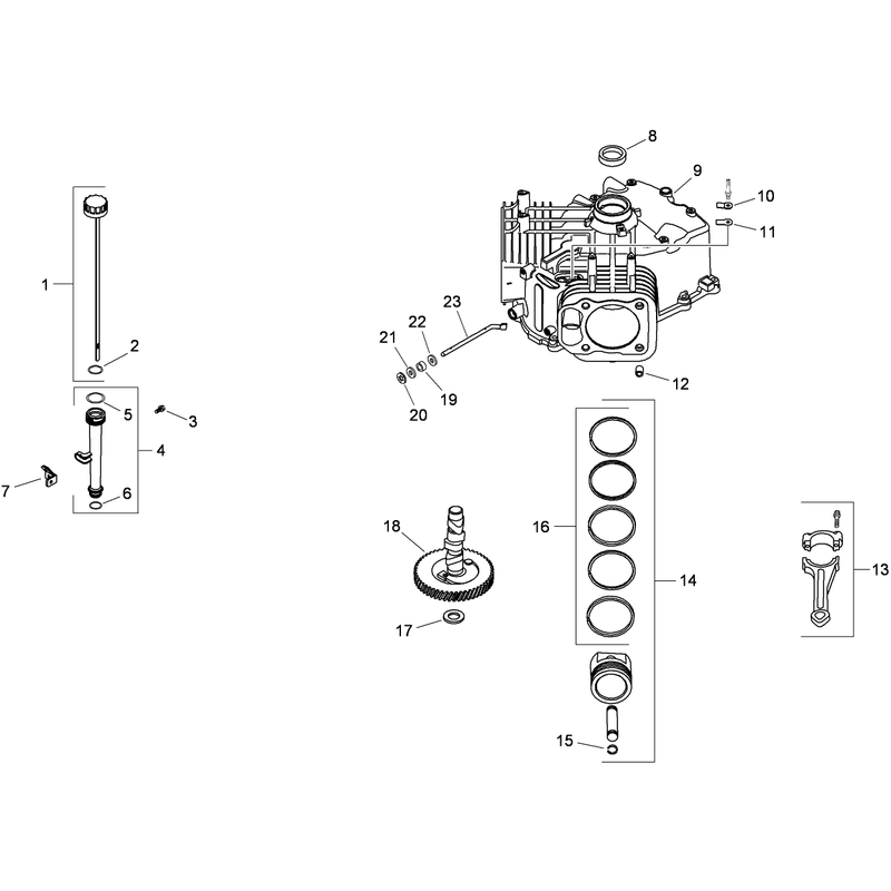 Crankcase Assembly  Kohler SV820-0012