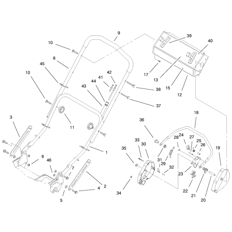 Handle Assembly Model No 20475 Only