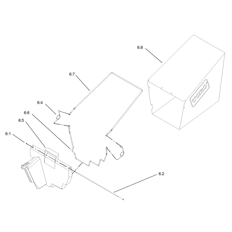 Rear Grass Bag Assembly No 11-0189