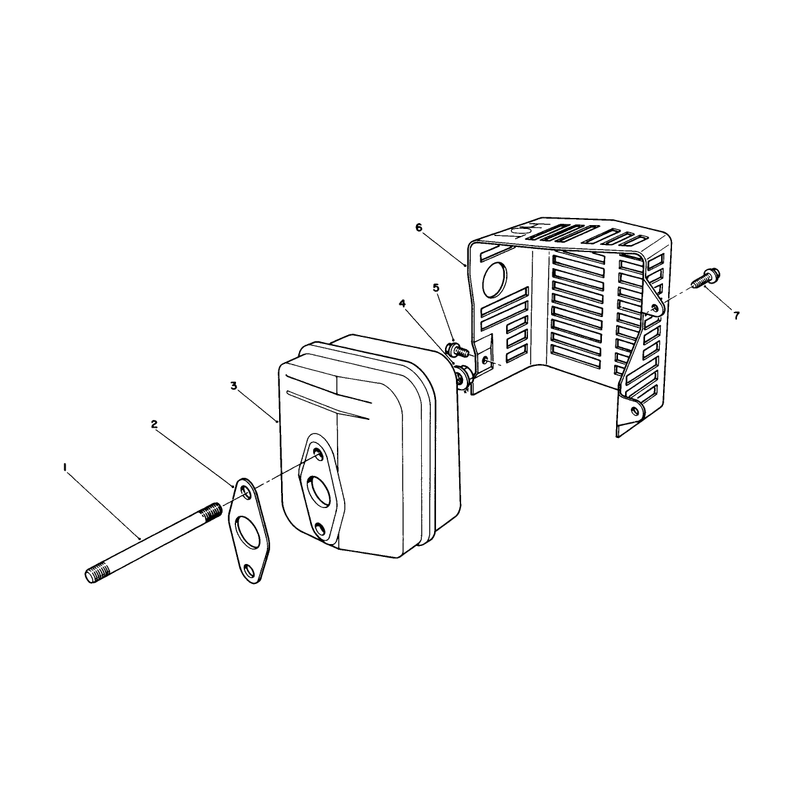 Muffler Assembly Model No Vmh7