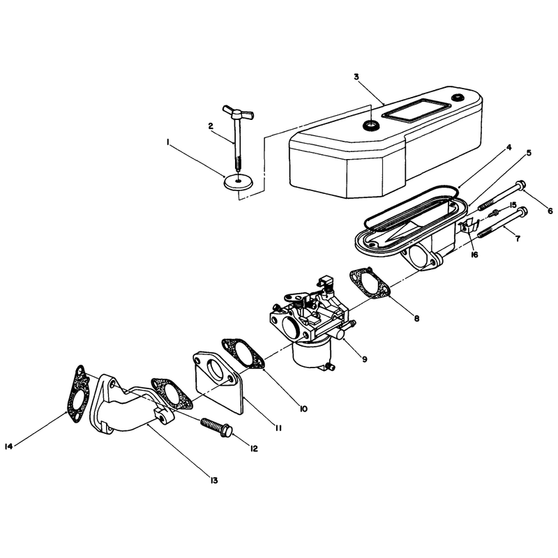 Air Cleaner and Carburetor Assembly