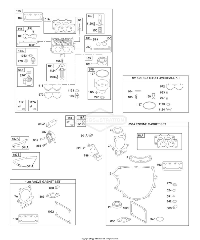 Carburetor, Gasket Set-Engine, Gasket Set-Valve, Kit-Carburetor Overhaul
