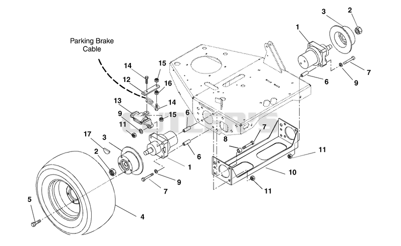 Front Wheels, Motors And Calipers