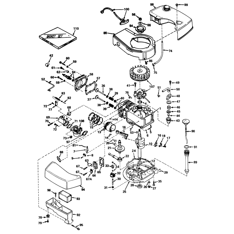 Engine Model No Tnt 120-12001 Mower Model No 20660