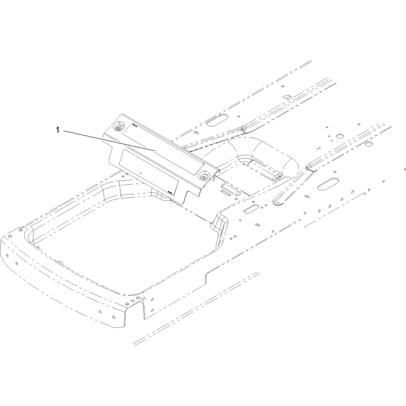 Front Support Bracket Decal Assembly