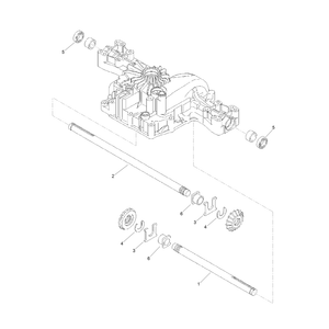 Axle Shaft Assembly Transmission Assembly No 114-3155