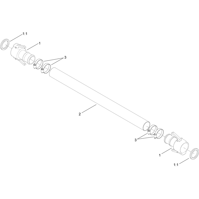 Hose Assembly No. AU10MM1017
