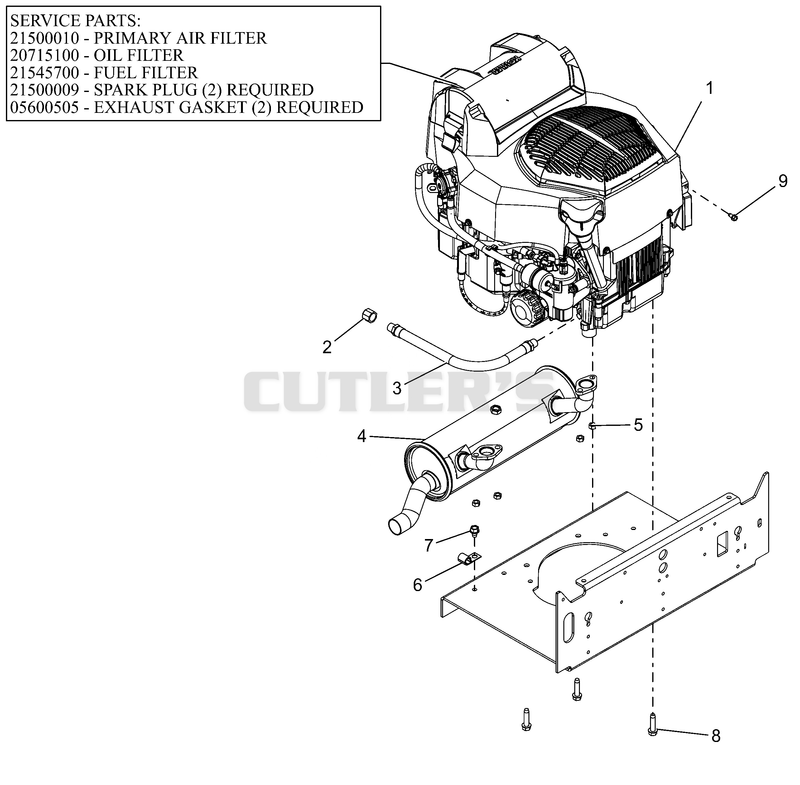 Engine - Kohler EZT725 EFI