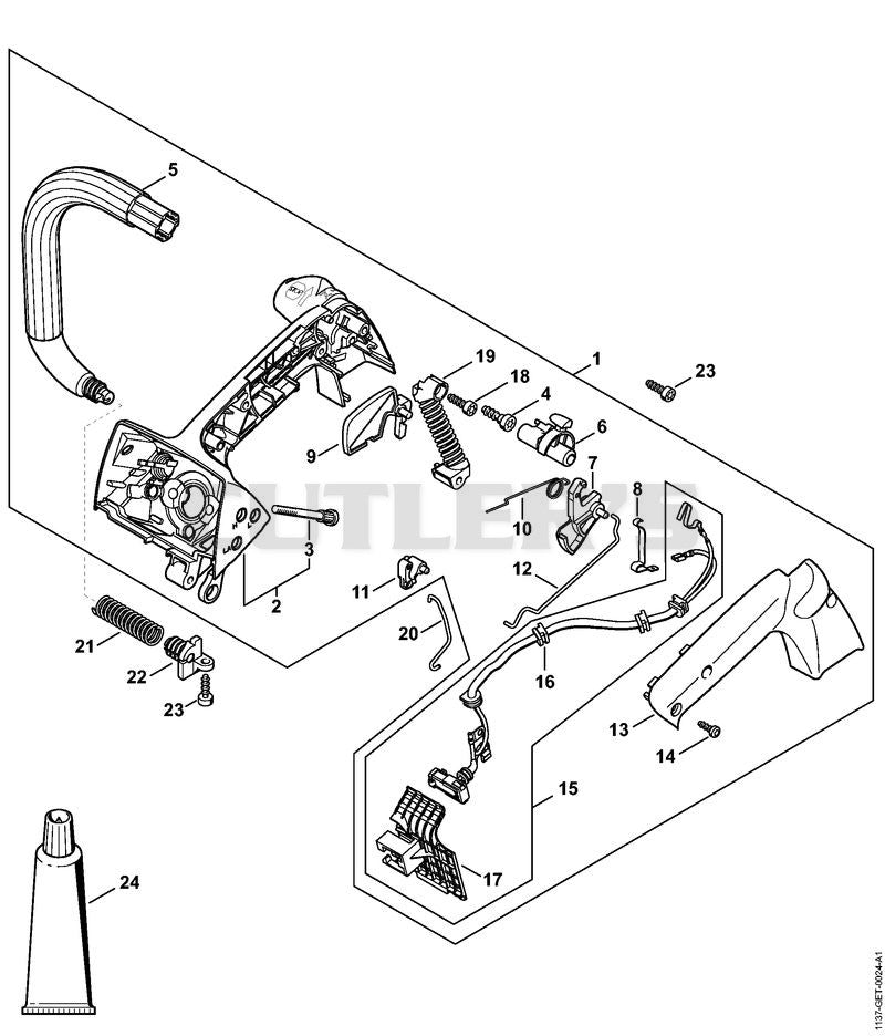 Handle housing