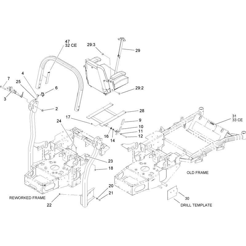 Roll Over Protection System Assembly No 107-3066