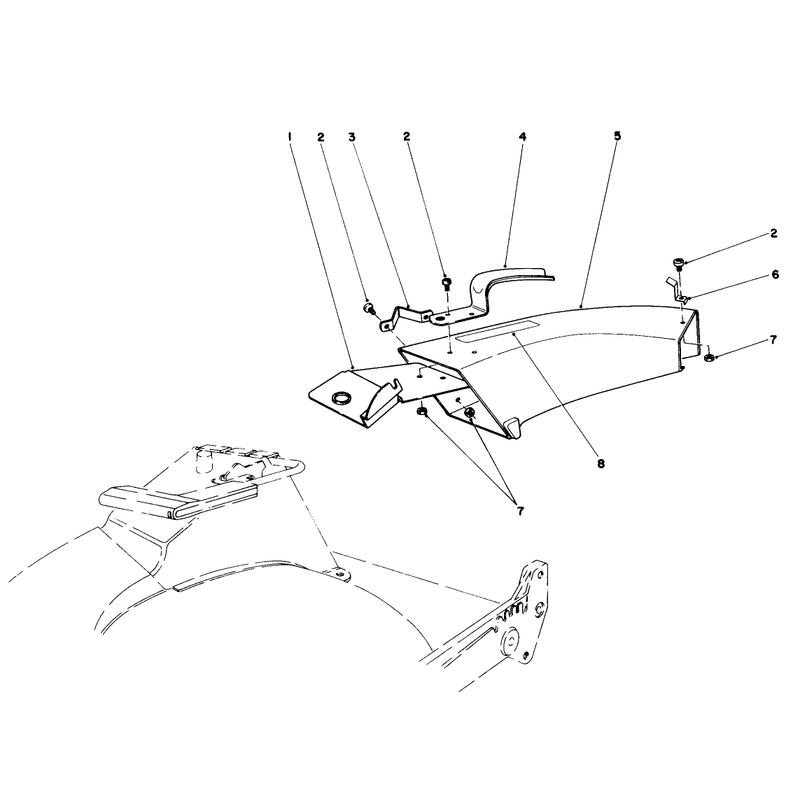 Side Discharge Chute Model No 59108 Optional