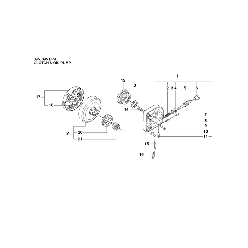 CLUTCH AND OIL PUMP