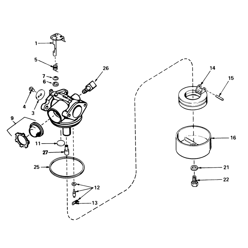 Carburetor Assembly No 632050a