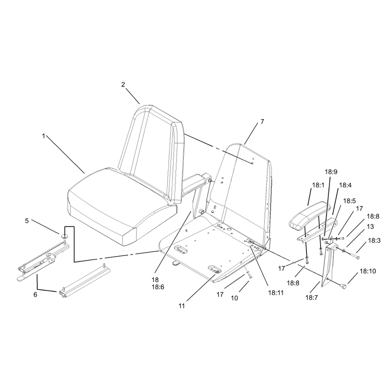 Seat Assembly No 1-633705