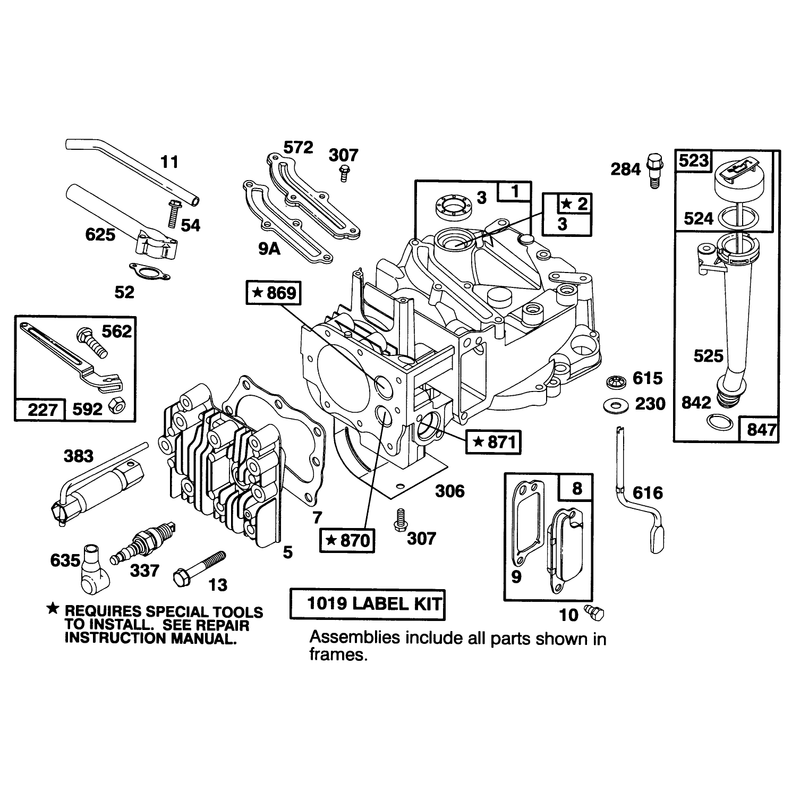 Engine Briggs and Stratton Model 127702-0115-01