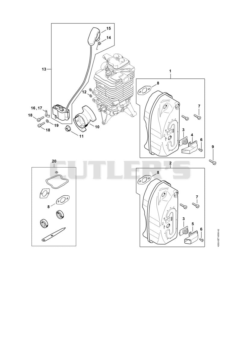 Muffler, Ignition system