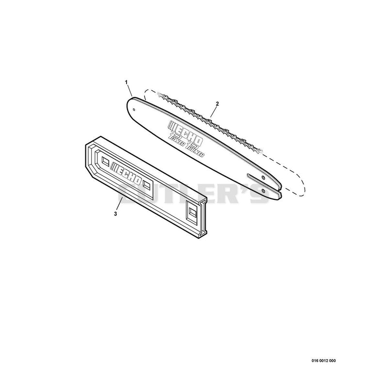 Guide Bar, Sawing Chain, Guide Bar Cover