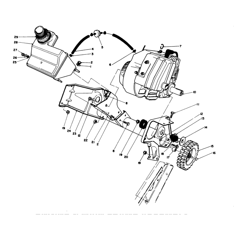 Engine & Main Frame Assembly