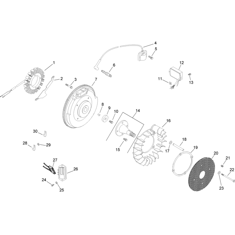Ignition Electrical Assembly Kohler CH740-0075