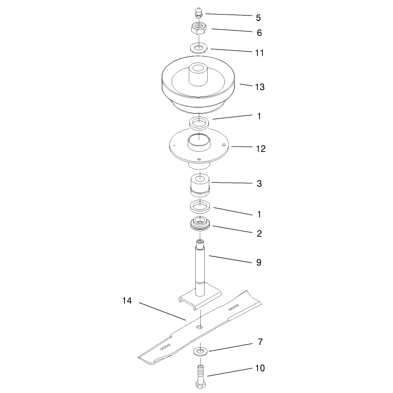 Spindle Assembly No 14-6259