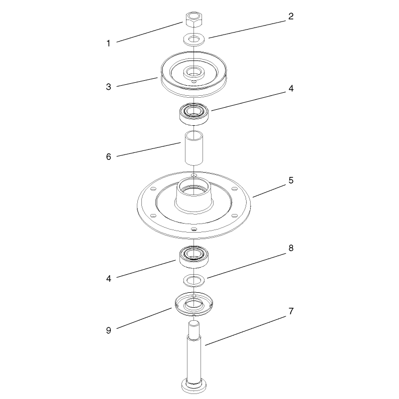 Spindle Housing Assembly No 104-6317