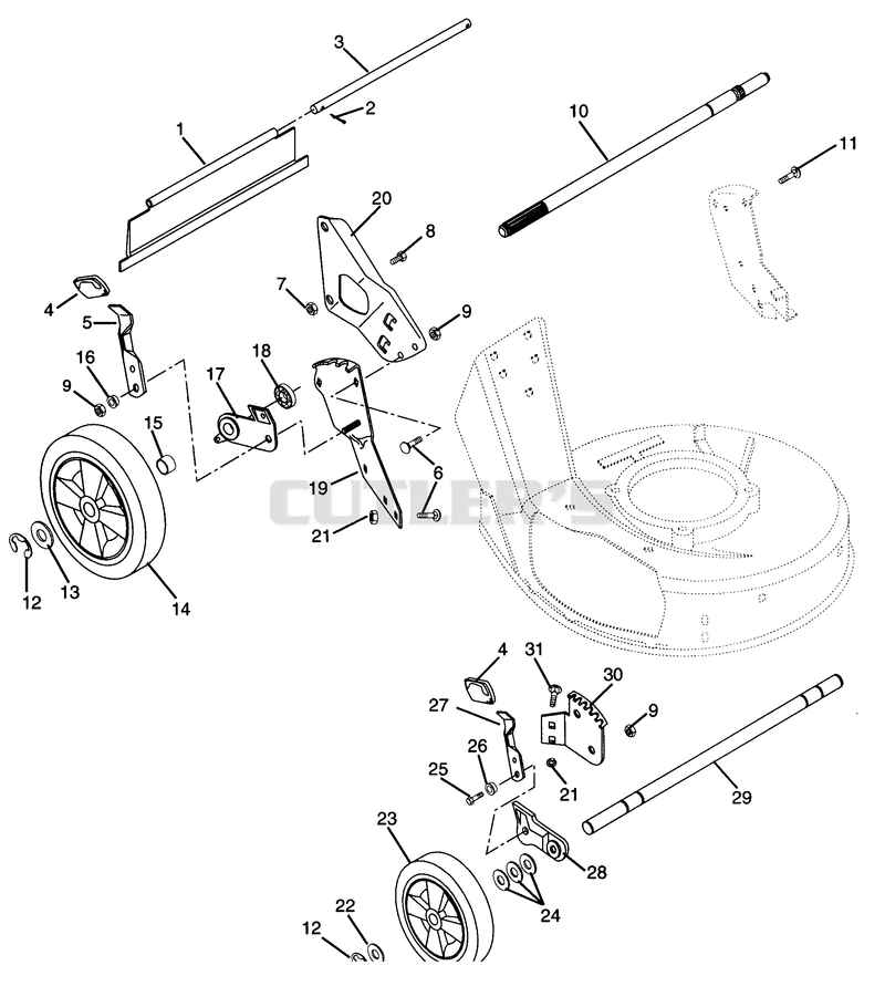 Wheels & Adjusters