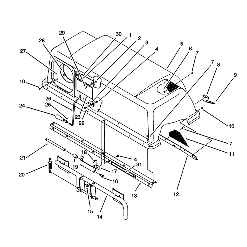 Bag Top and Frame Assembly
