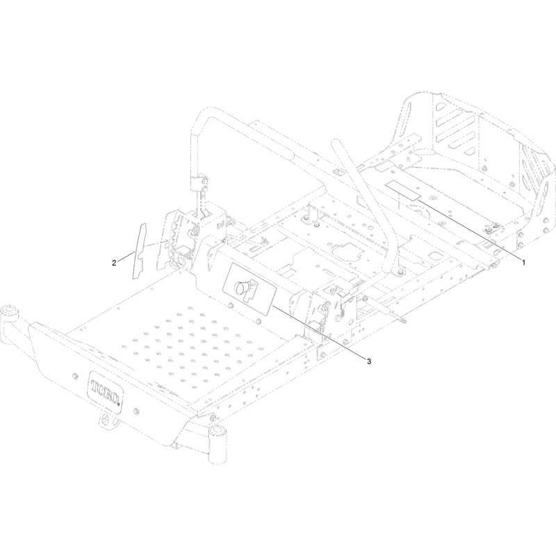 Speed Control, HOC and Service Decal Assembly