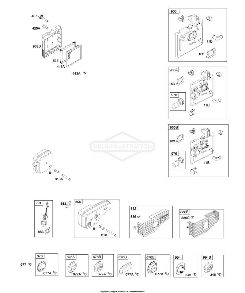 Air Cleaner, Exhaust System