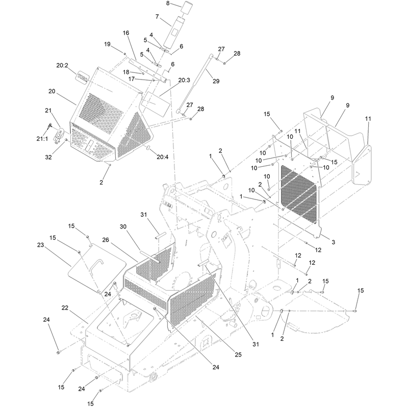 Hood and Covers Assembly